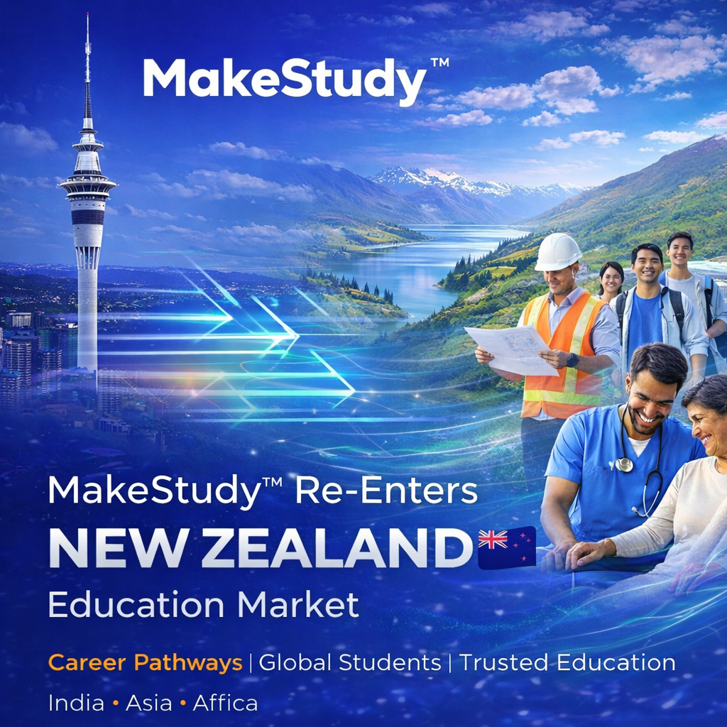 MakeStudy™ Re-Enters the New Zealand Education Market – New Opportunities for International Students