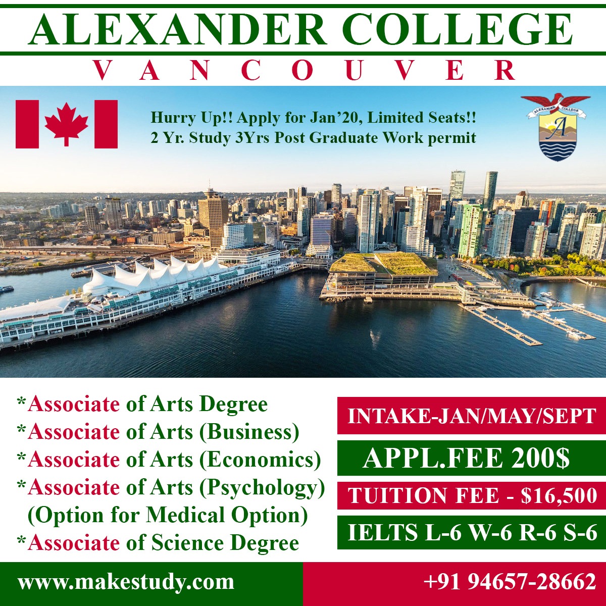 Alexander College, Vancouver , BC 