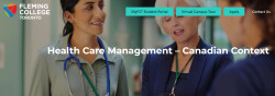 New Program Launch at Flemign College Toronto - Health Care Management – Canadian Context -Sep'24