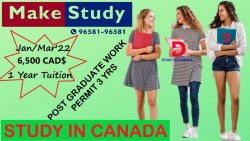 Study in Canada I Pay 1 Year tuition fee 6,500 CAD$