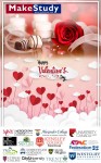 Valentine Day Greetings with MakeStudy Team and it's associate 
